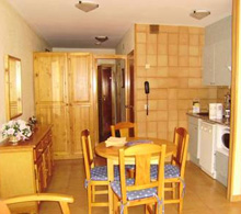 Kitchen at Apartments Pie de Pistas 3000