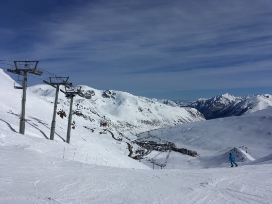 View from the top of the Pas de la Casa chairlift