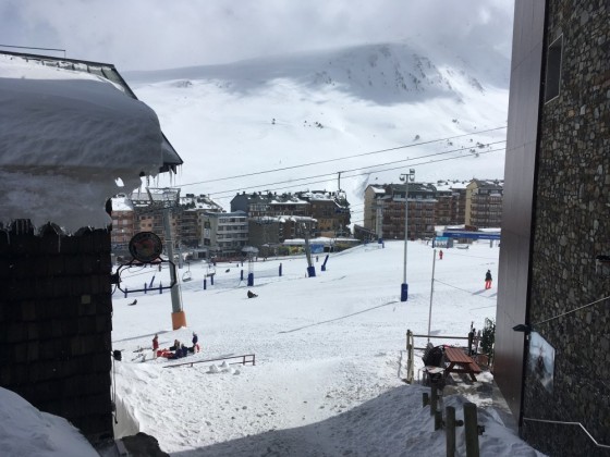 The slopes from Olimpiades hotel