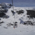 View from the Pic Blanc chair lift - 30/01/2012