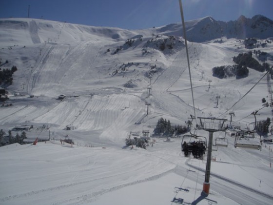 View from Cubil chair lift