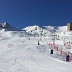 Lovely skiing day in Pas