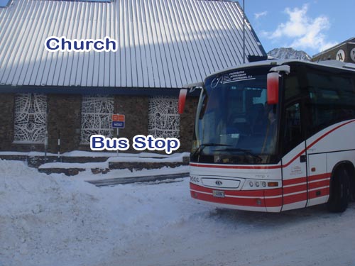 Bus Stop &amp; Church
