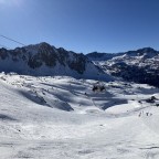 The view of Pic Blanc chairlift