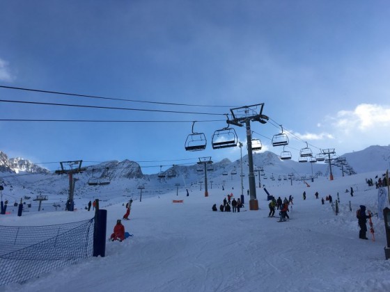 Solana chairlift in the late afternoon