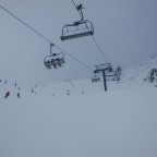 A bit cloudy but great snow