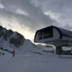 Coma Blanca chairlift at sunset