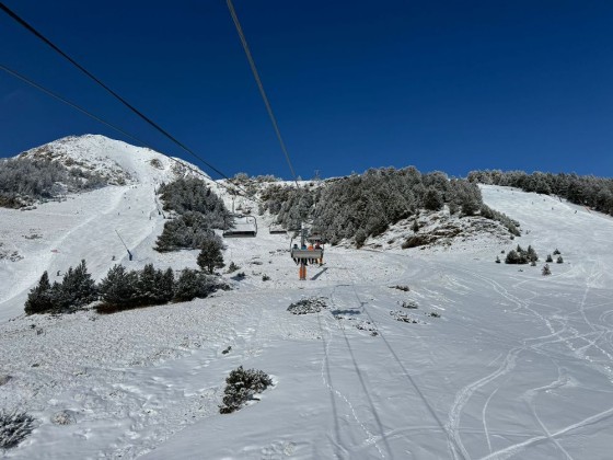 17th Feb - view from tub del bosc lift