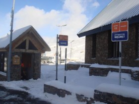 Bus Stop For Soldeu &amp; Andorra la Vella