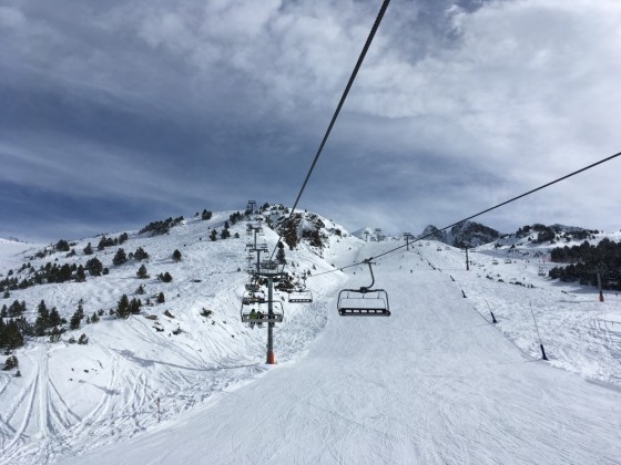 Pic Blanc chairlift from Grau Roig to Pas de la Casa