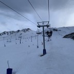 Solana chairlift during night skiing