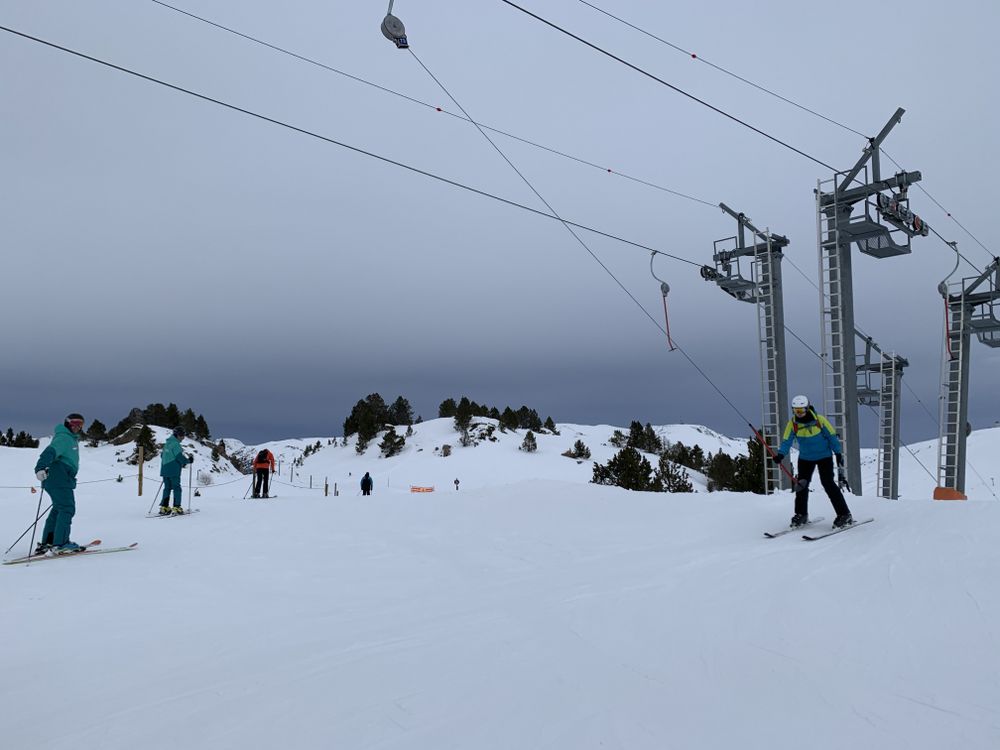 The top of Montmalus drag lift