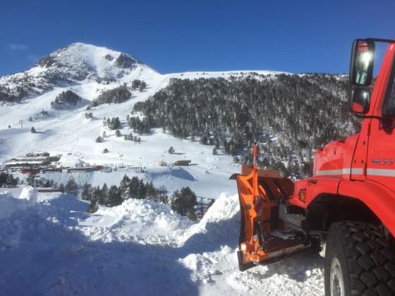 Grau Roig after fresh snow