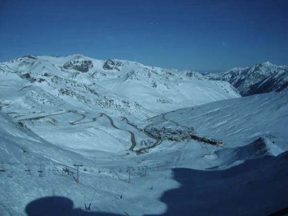 View from Coll Blanc Panoramic restaurant. 12/12/12