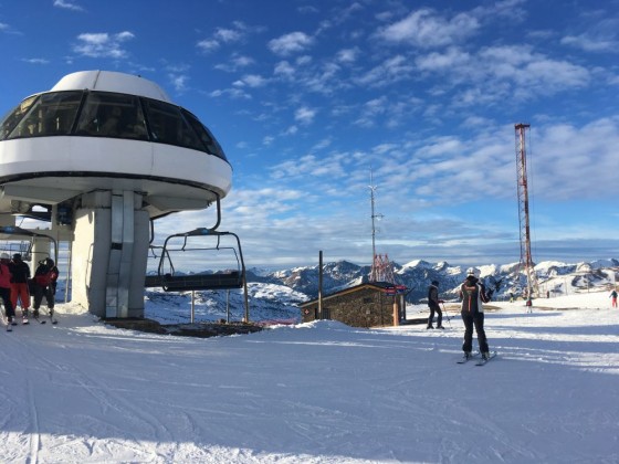 Top of the Antennes lift
