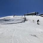 The top of Pic Blanc chairlift