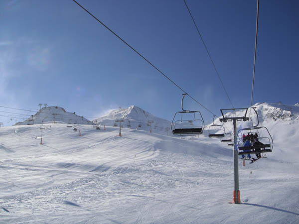 View from the Solana chair lift - 24th December
