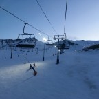 Night skiing Pas de la Casa - blue Tubs run/Solana chairlift