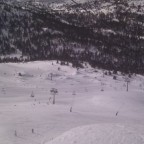Looking down to Xavi snow park 05/02