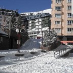 The village after snowfall