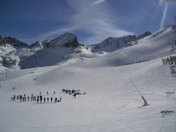 Intermediate ski school grouping 24/02