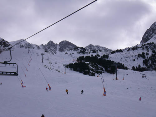 View across Grau Roig - 21/2/2011