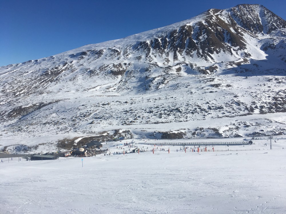 Ski school area - taken from Font Negre chairlift